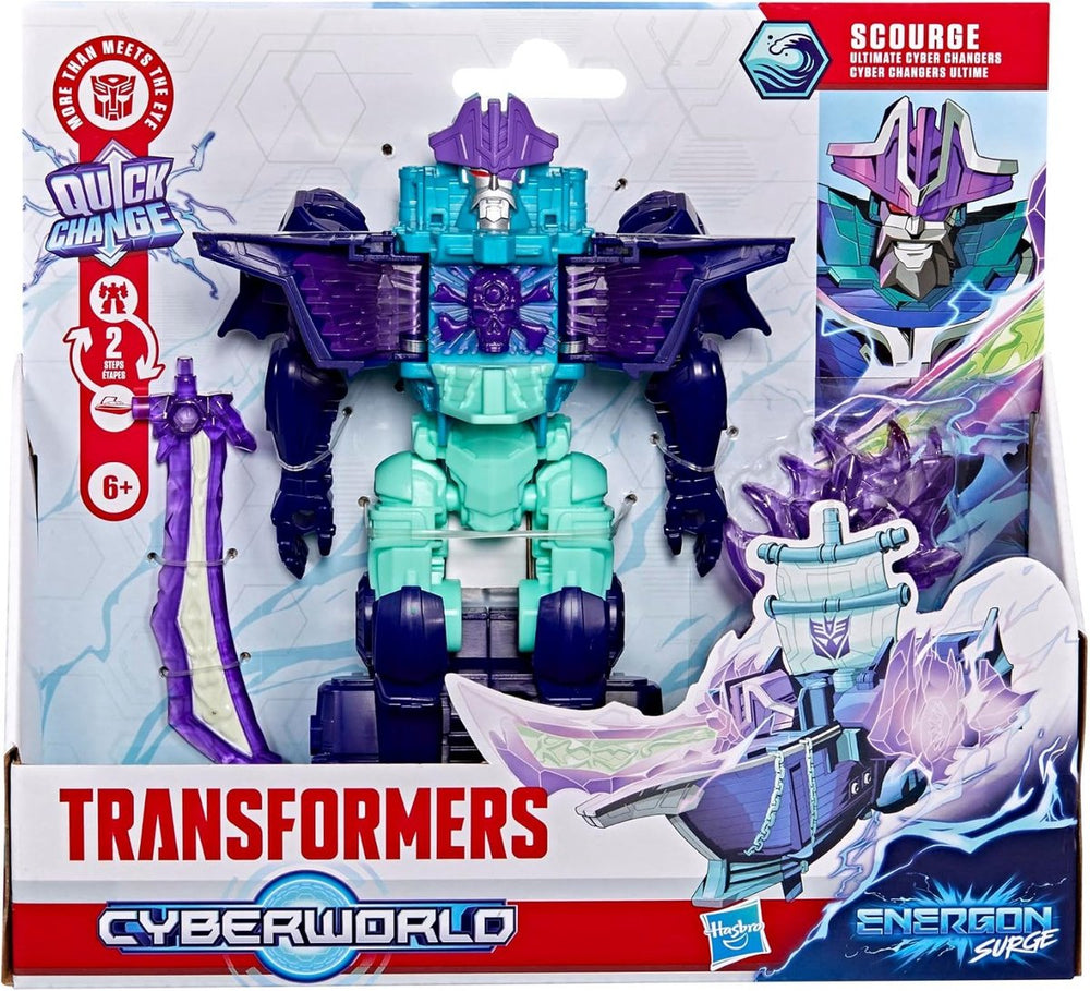 Hasbro transformers cyberworld ultimate cyber changers scourge