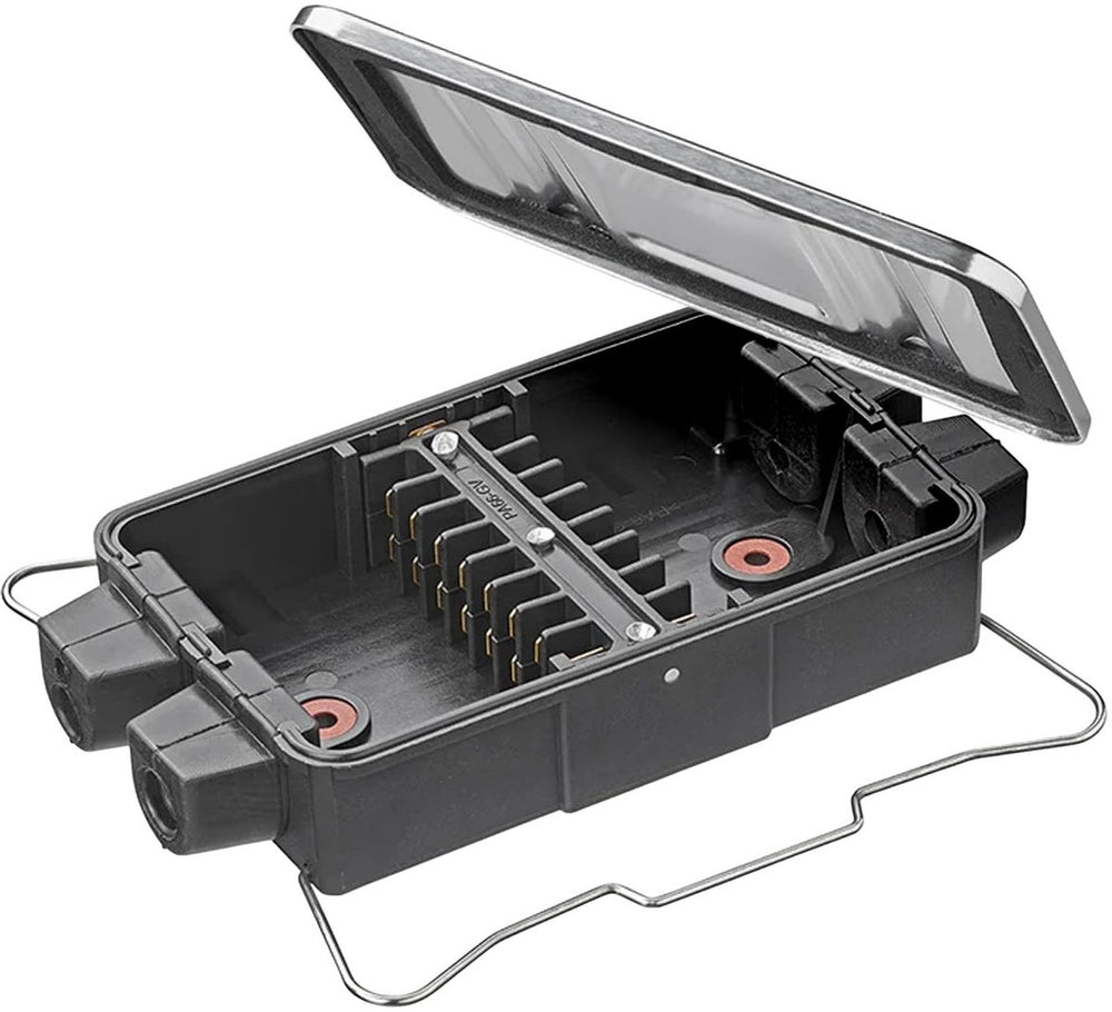 Proplus kabelverbindingsdoos - 8x4-polig - zwart