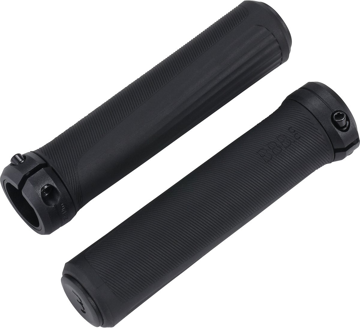 Bbb cycling steadyactive ergonomische handvatten fiets – 135mm 30-32od – zwart grijs - bhg-115