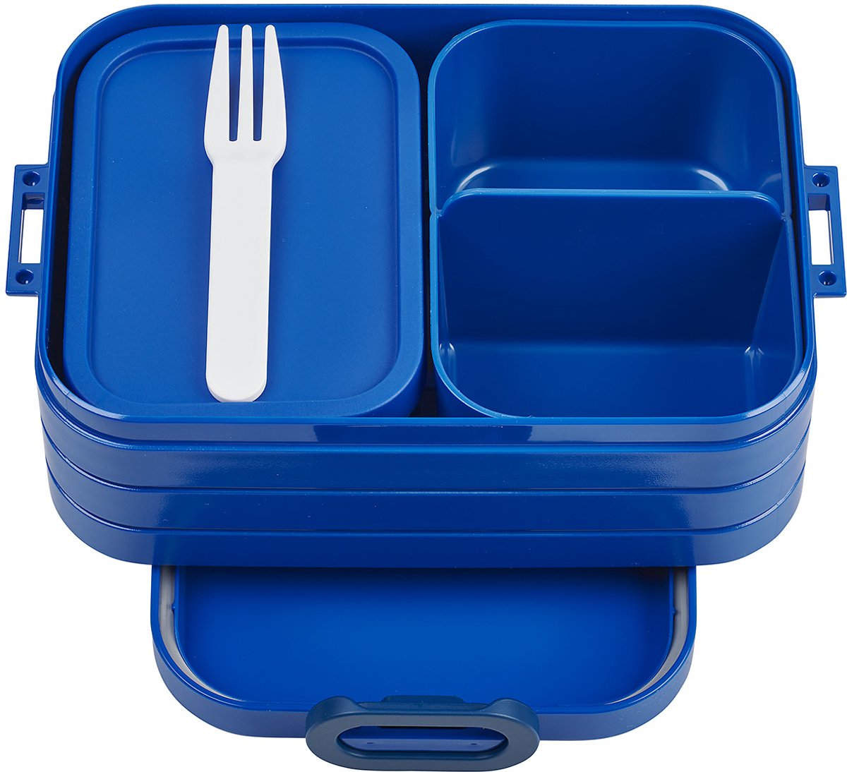 Mepal bento lunchbox midi - broodtrommel - 4 boterhammen - vivid blue