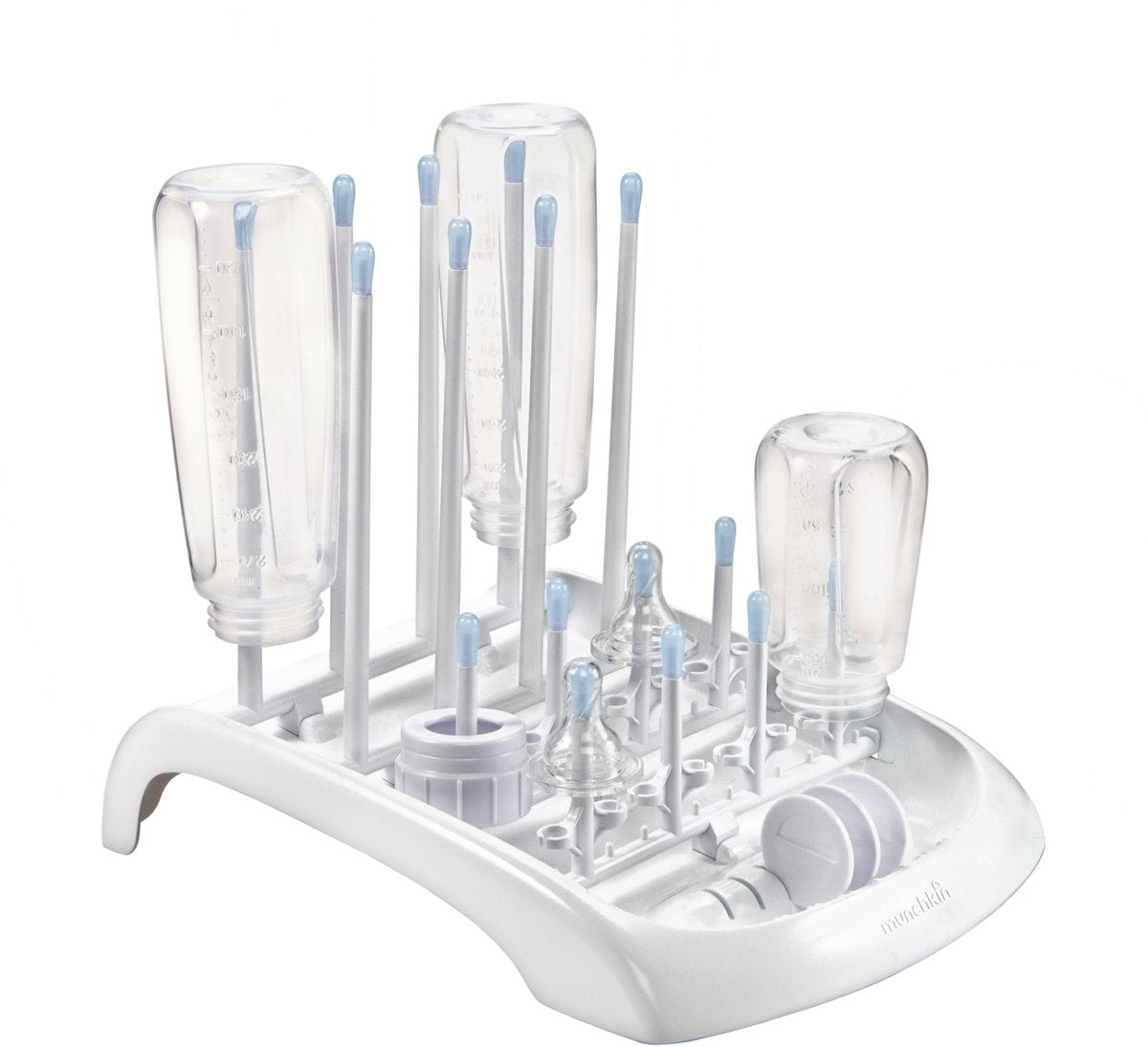 Munchkin droogrek voor flessen - deluxe - flessendroogrek - afdruiprek voor afwas - geschikt voor het drogen van flessen, spenen, fopspenen, en andere babyaccessoires