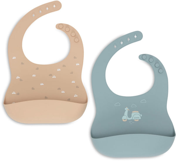 Jollein slab siliconen on the go 2-pack