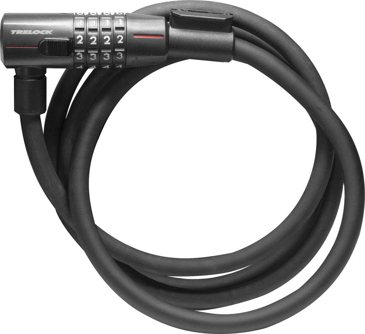 Trelock ks312 kabelslotcode 110 12mm zwart