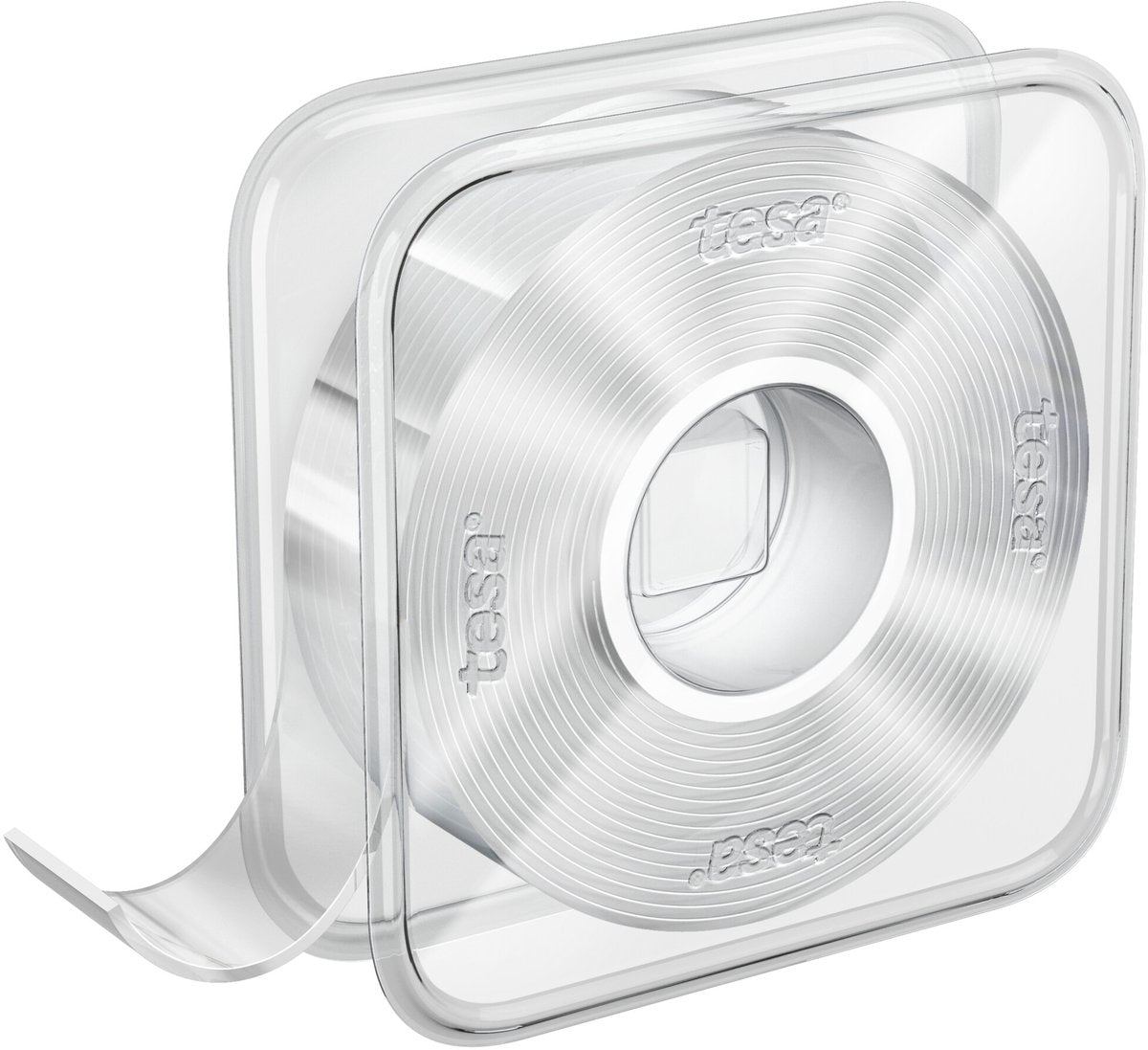 Tesa nano tape transparant dubbelzijdig verwijderbaar herbruikbaar weerbestendig – 3m x 30mm