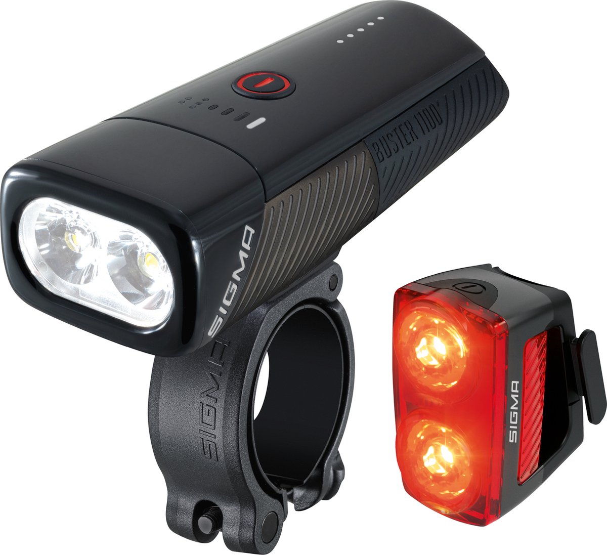 Verlichtingset Sigma Buster 1100 USB + Buster RL 150 Flash USB