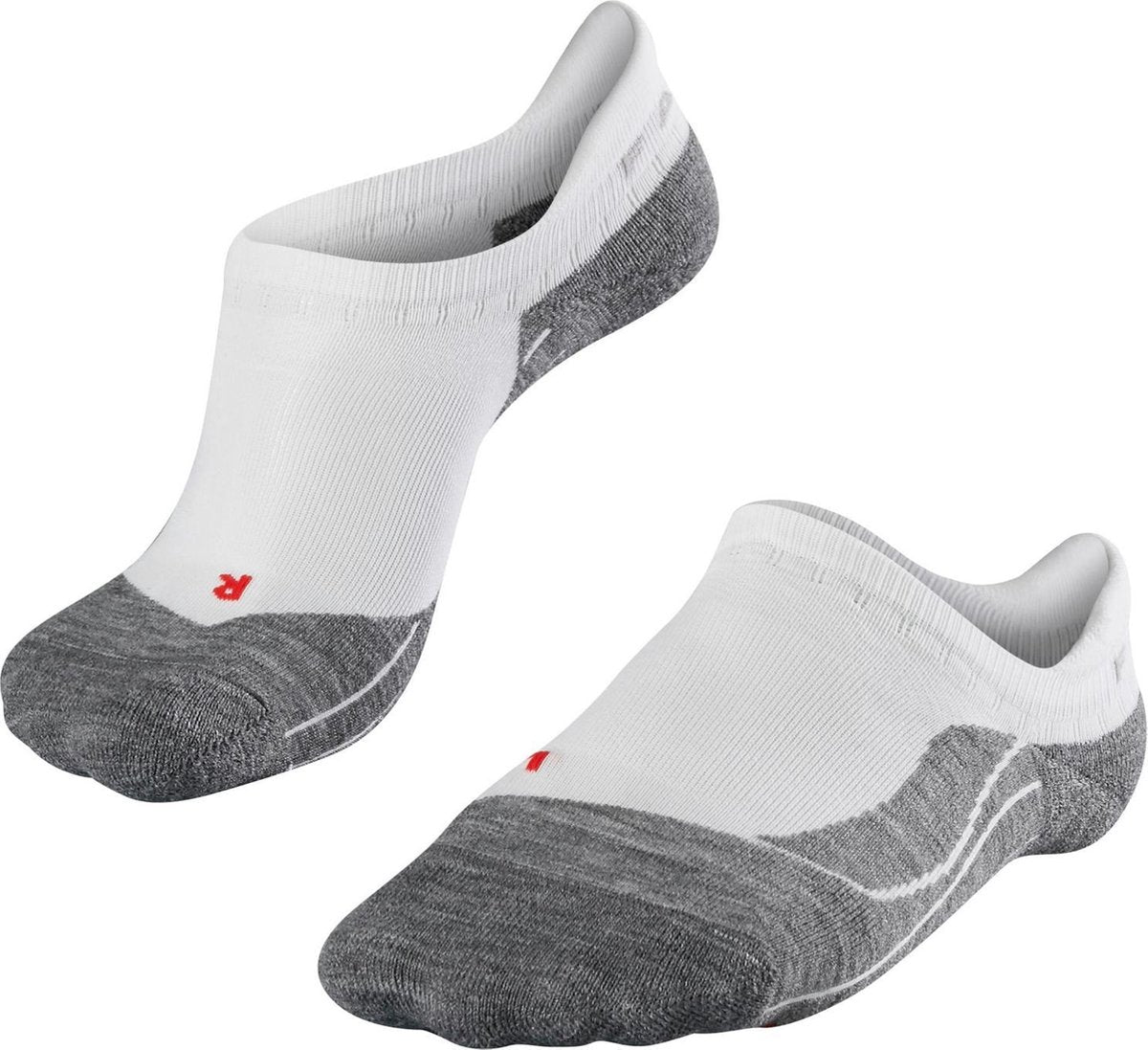 Falke ru4 invisible anti-blaar katoen functioneel materiaal hardloopsokken dames wit - maat 35-36