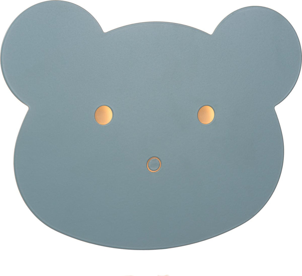Lucide charlie - wandlamp kinderkamer - led dimbaar - 1x7w 2700k - blauw