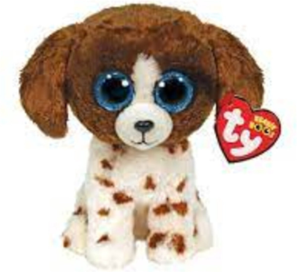 Ty Beanie Boo's Muddles hond, 15 cm