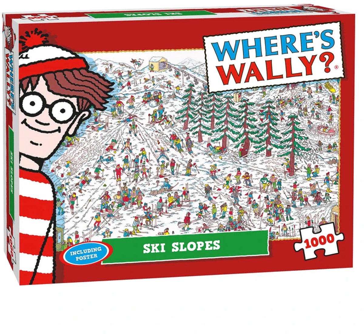 Where's wally xms where’s wally ski slopes puzzel 1000 stukjes (kopie)