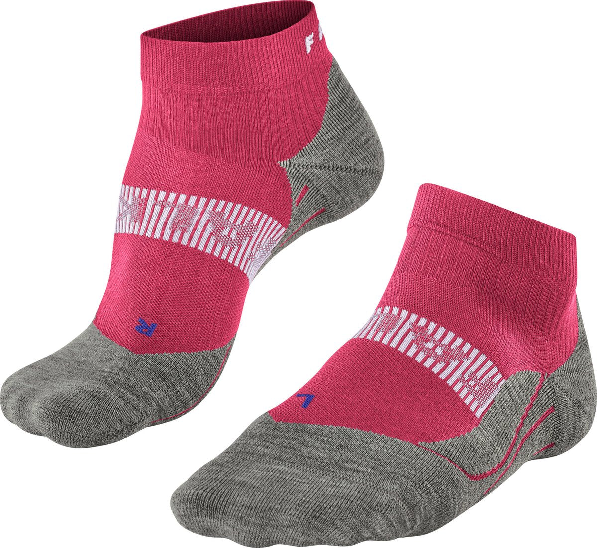 Falke ru4 cool short anti-blaar functioneel materiaal hardloopsokken dames rood - maat 35-36