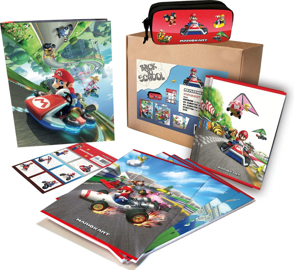 Interstat back to school schoolpakket - mario kart