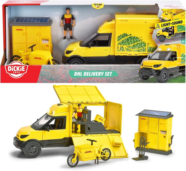Dickie dhl pakketvoertuigset