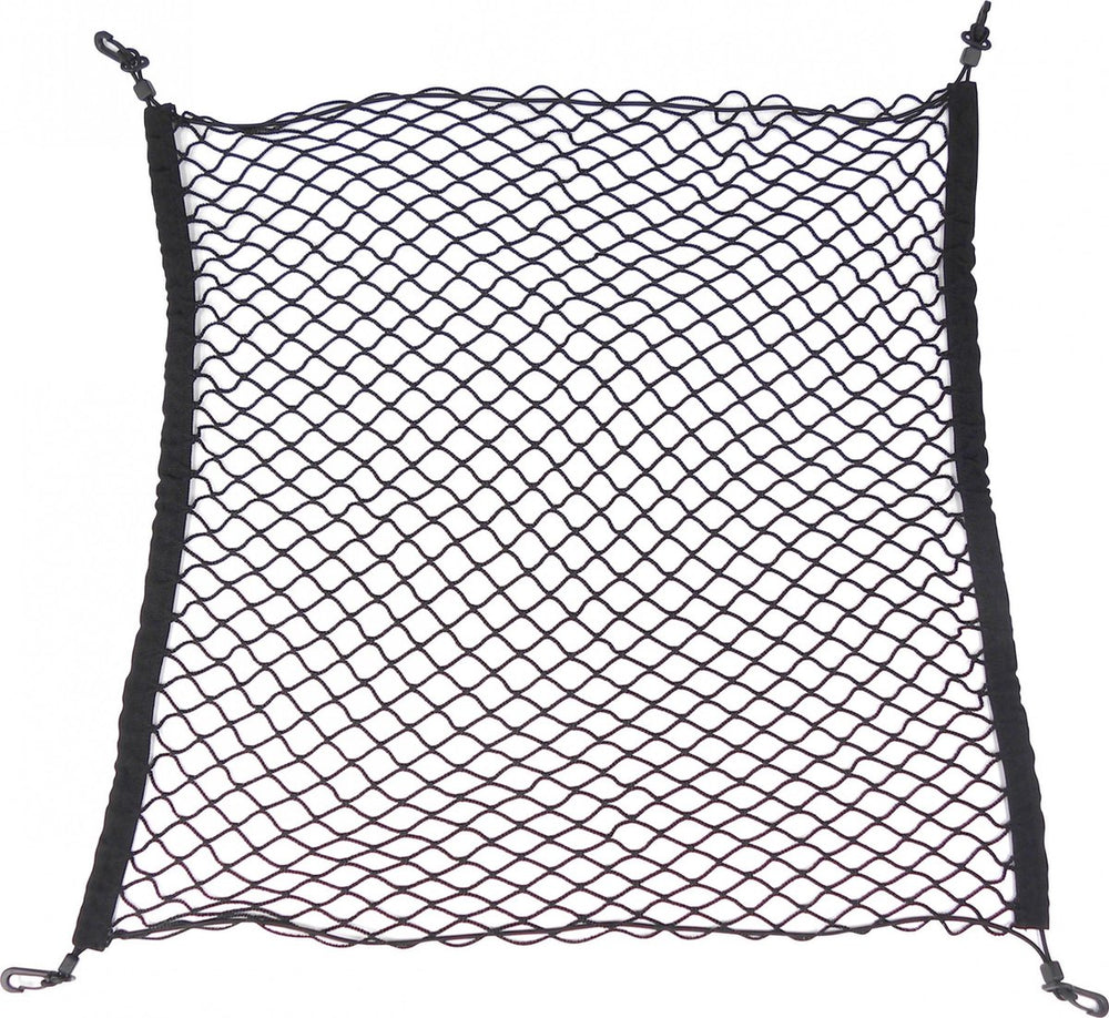 Carpoint kofferbaknet 75x85 cm – elastisch – met 4 haken – universeel – voor vastzetten bagage – polyester – auto accessoire