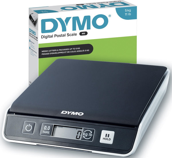 Dymo digitale postweegschalen | tot 5 kg capaciteit | 20 cm x 20 cm pakket- en verzendweegschaal