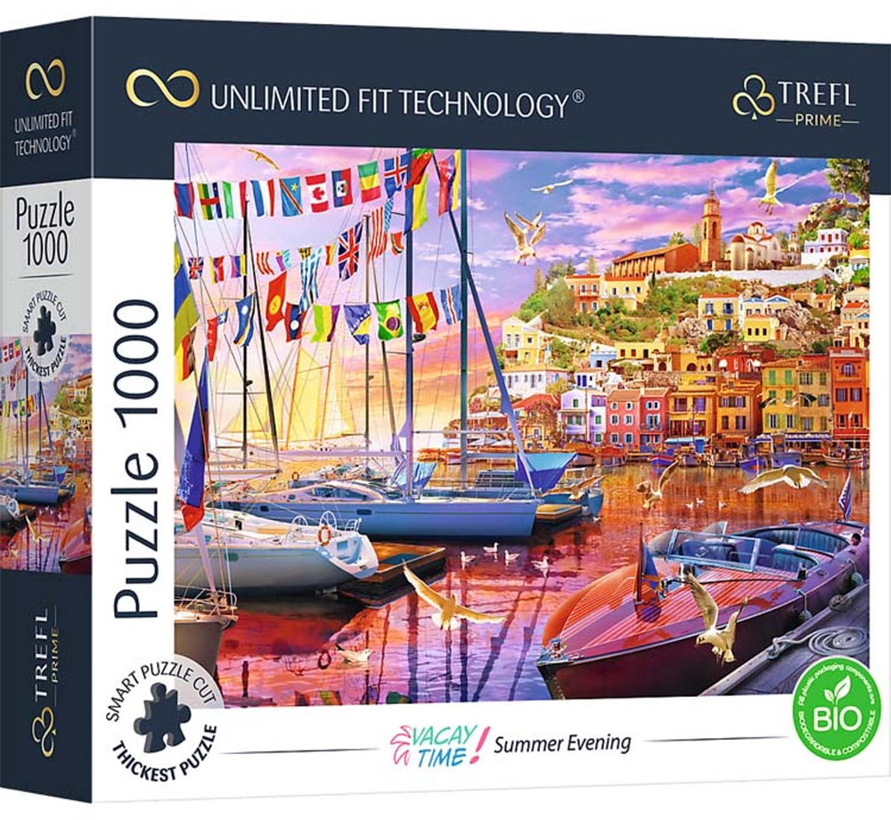 Trefl puzzel summer evening 1000 stukjes - fsc mix - vakantie puzzel.