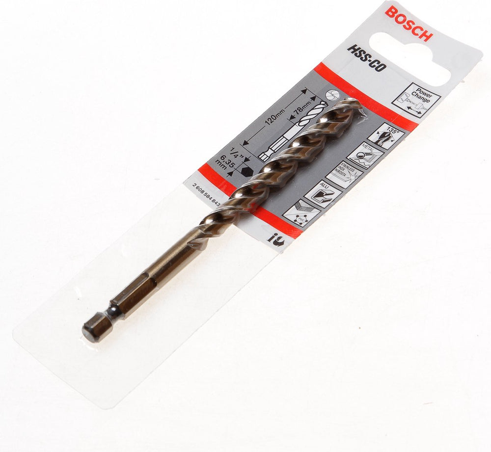 Bosch - centreerboor hss-co 120