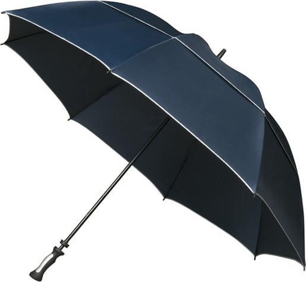 Falcone - xxl storm paraplu - ø 140 cm - groot - windproof - blauw