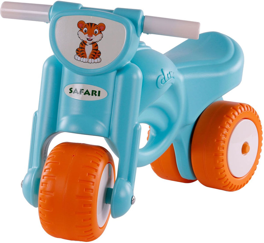 Cavallino safarimotor blauw loopfiets