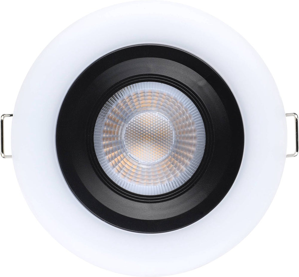 Eglo calonge inbouwspot - led - ø 10 cm - zwart wit