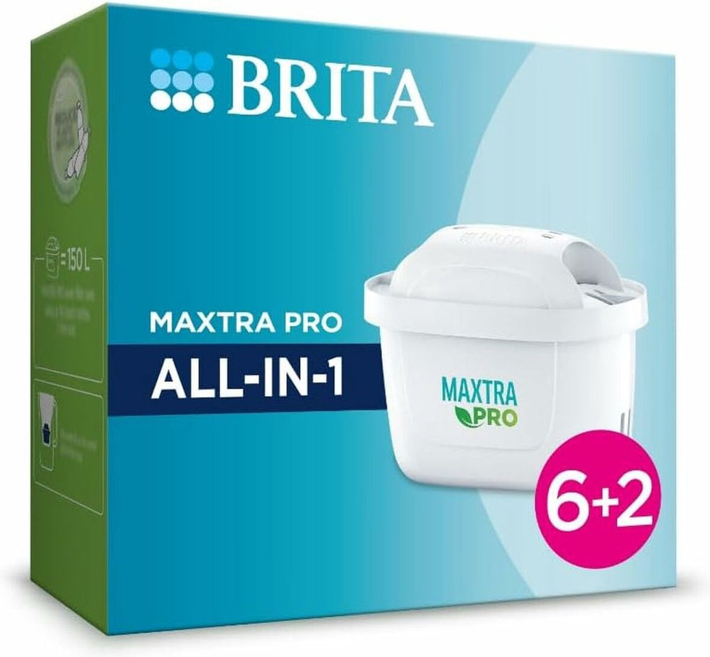 Brita pakket met 6 waterfilters + 2 gratis - - maxtra pro all-in-1