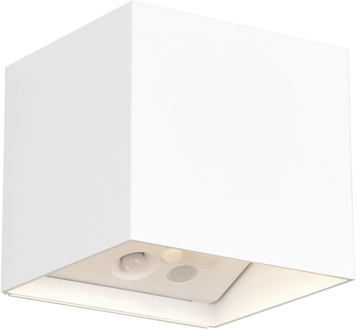 Rl live your light reality genie - wandlamp - wit mat - incl. 2x smd 1 w - bewegingssensor - usb-aansluiting - verlichting omhoog en omlaag - wandmontage - oplaadbaar - rl now - buitenverlichting - ip44