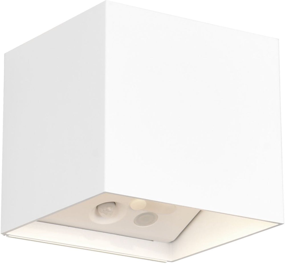 Rl live your light reality genie - wandlamp - wit mat - incl. 2x smd 1 w - bewegingssensor - usb-aansluiting - verlichting omhoog en omlaag - wandmontage - oplaadbaar - rl now - buitenverlichting - ip44