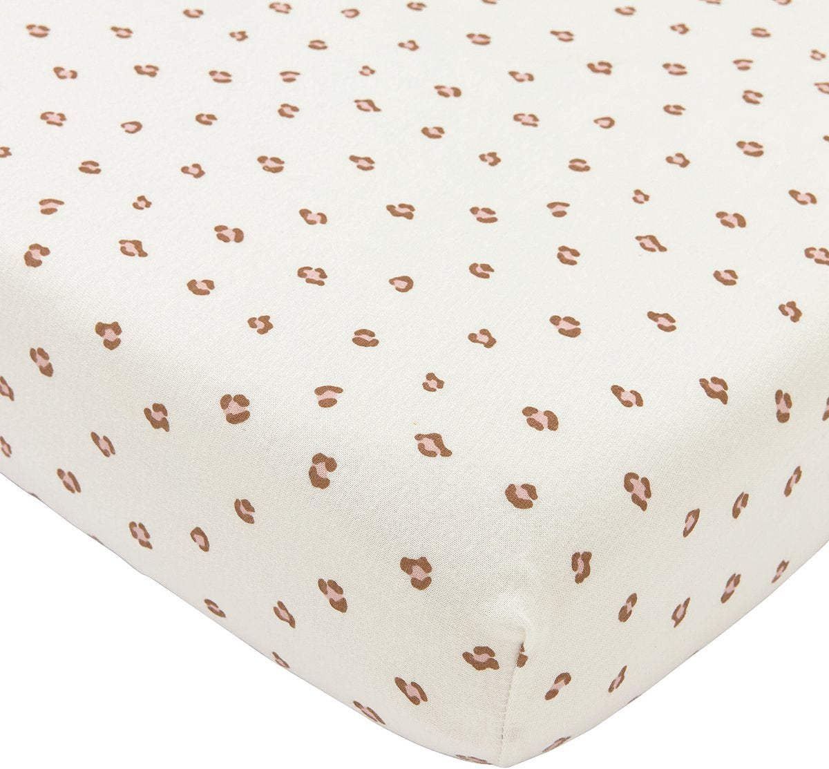 Meyco baby mini panther hoeslaken co-sleeper - soft pink - 50x90cm
