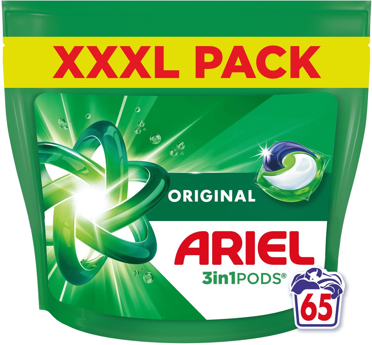 Ariel 3in1 wasmiddel pods original - 65 wasbeurten