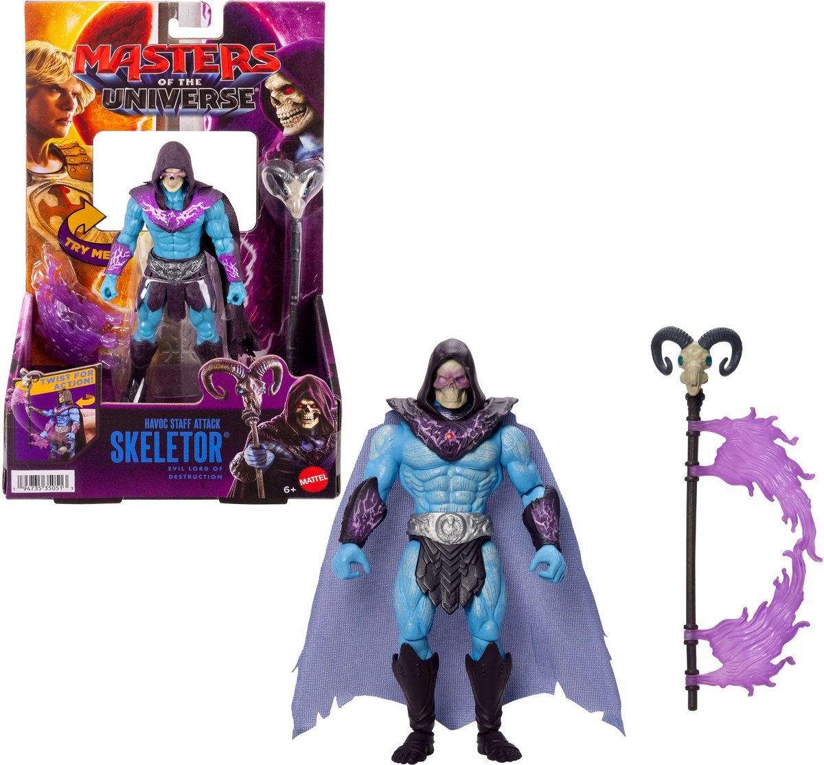 Masters of the universe actiefiguur feature skeletor - 14cm