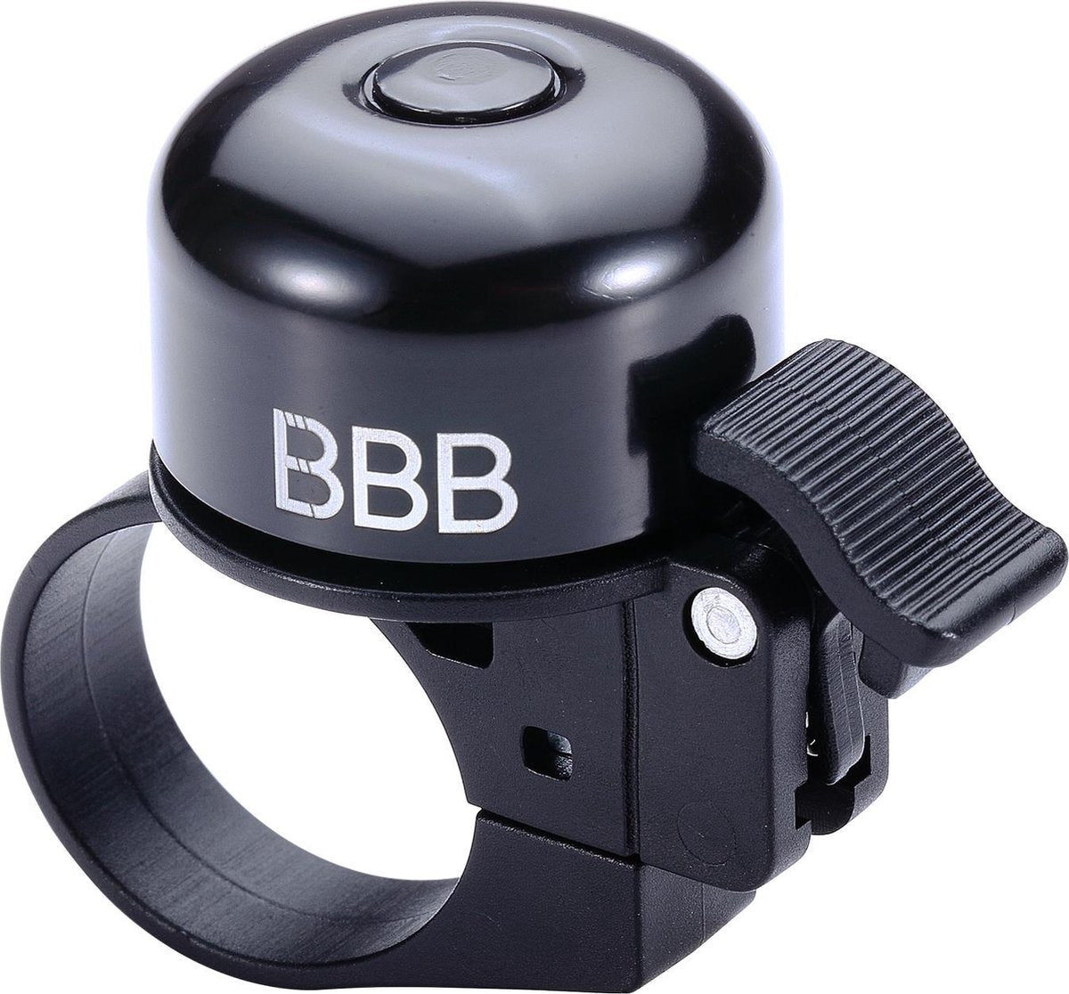 Bbb cycling bbb-11 loud clear fietsbel - aluminium - 22.2 25.4 31.8mm stuur diameters - zwart