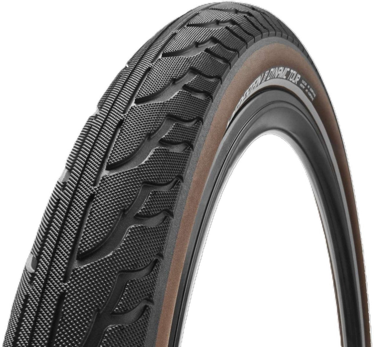 Vredestein buitenband dynamic tour 50-622 zwart bruin refl