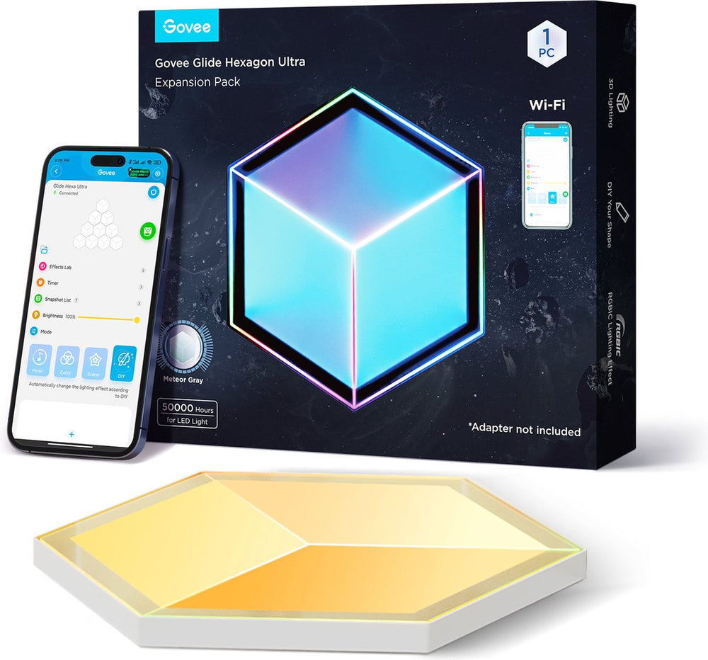 Govee hexagon wall panels uitbreiding - ultra rgbic lichtpanelen