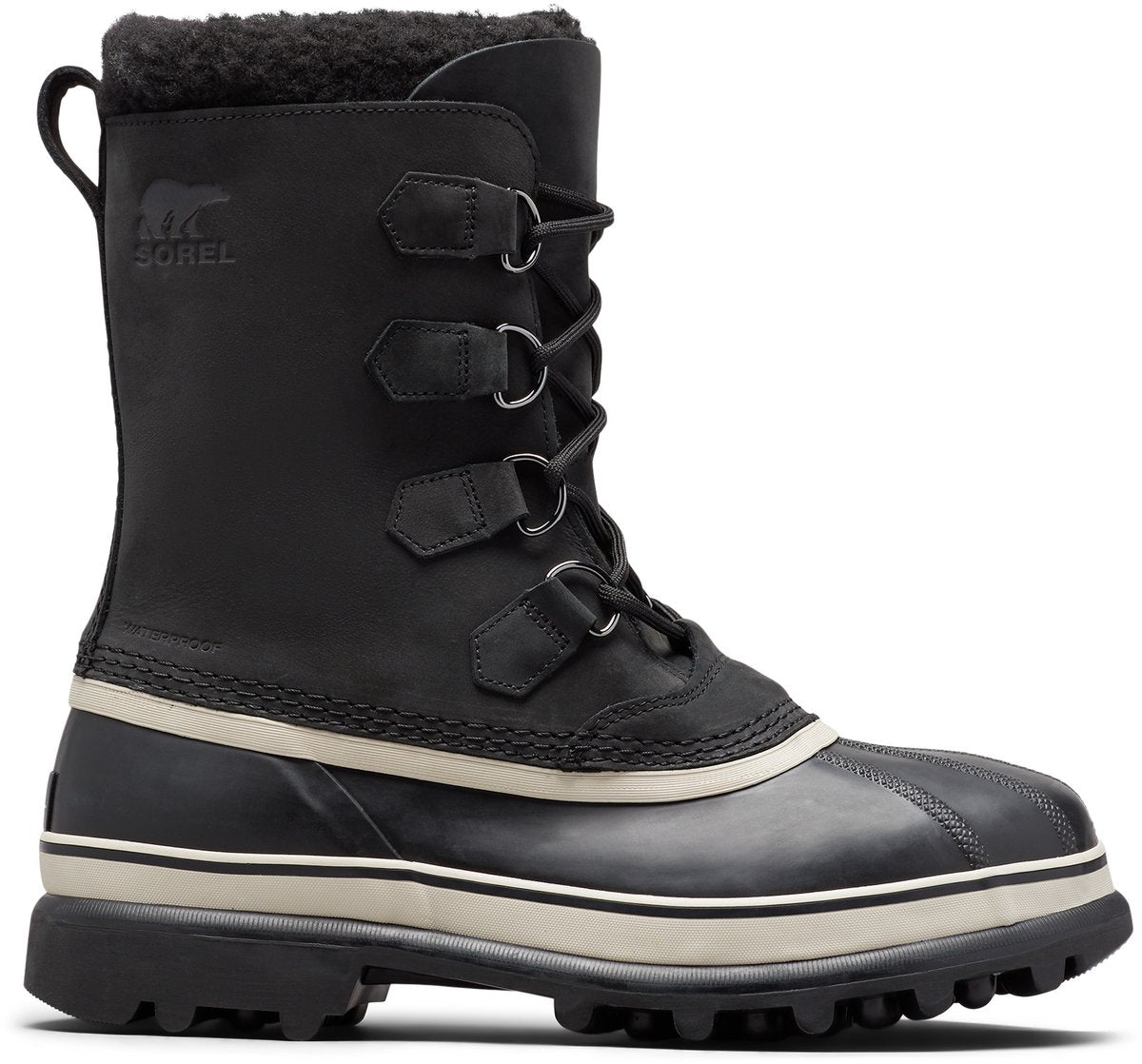 Sorel caribou™ wp men's snowboots - black, dark stone - maat 48