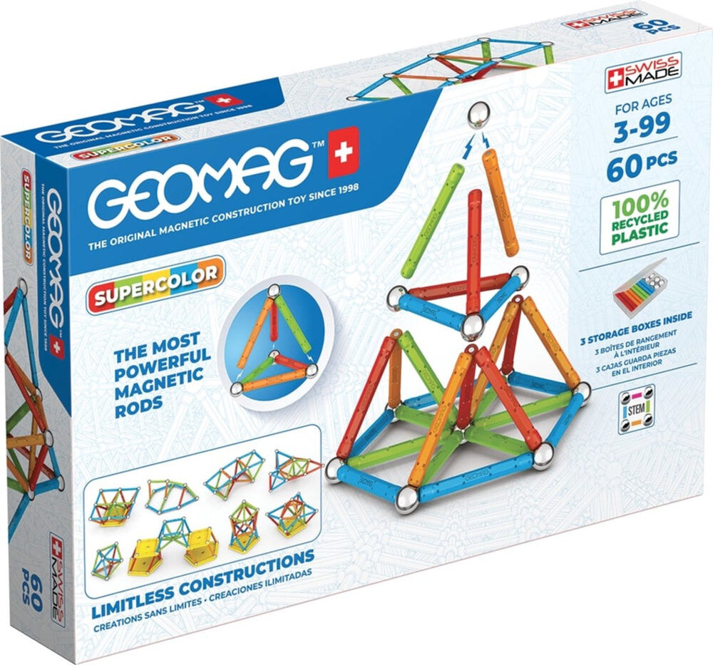 Geomag super color gerecycled, 60dlg.