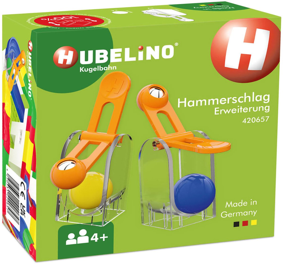 Hubelino zwaartekrachthamer, 6dlg.