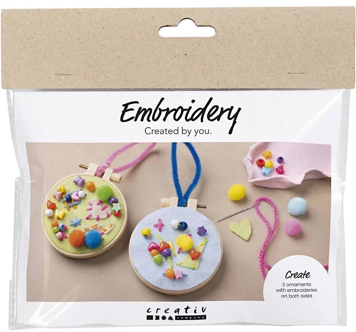 Creativ company mini hobbyset borduurwerk fantasie