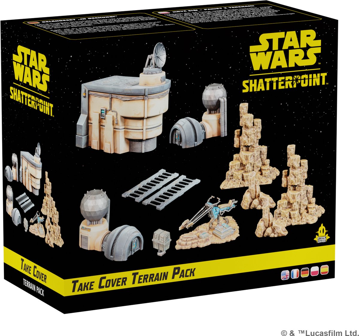 Atomic mass games star wars shatterpoint ground cover terrain pack