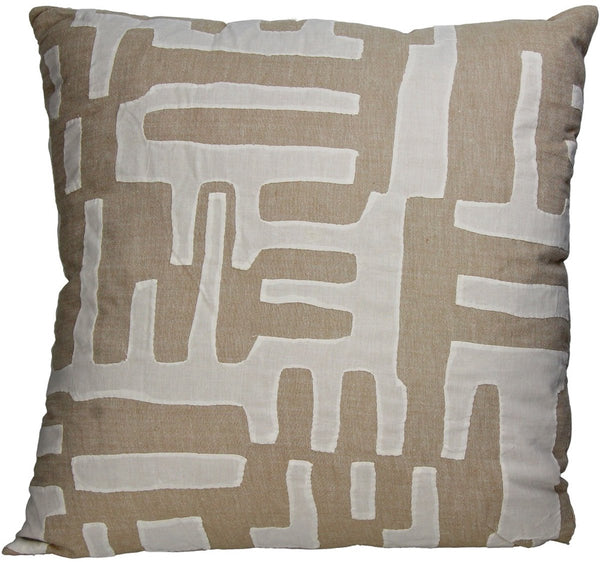Hd collection cushion cotton natural 50x50cm