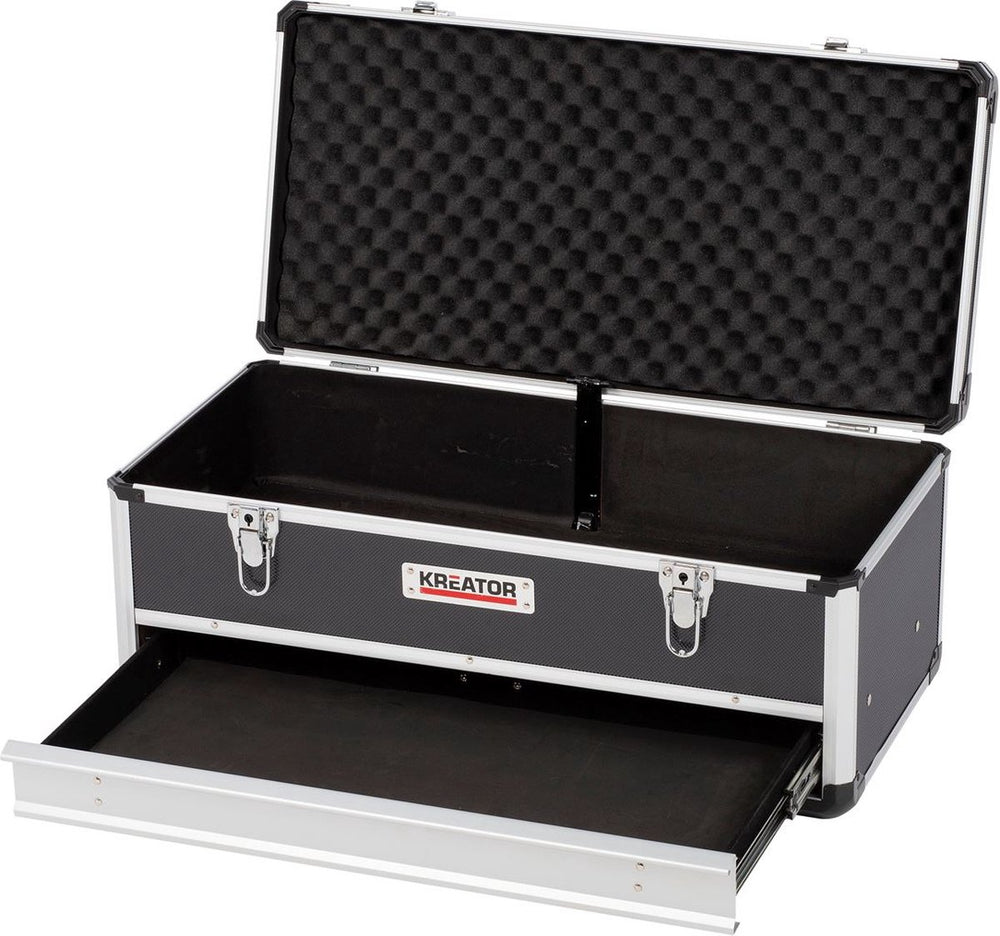 Kreator krt640603b gereedschapskoffer - 620 x 300 x 255 mm - zwart - (geleverd zonder gereedschap)