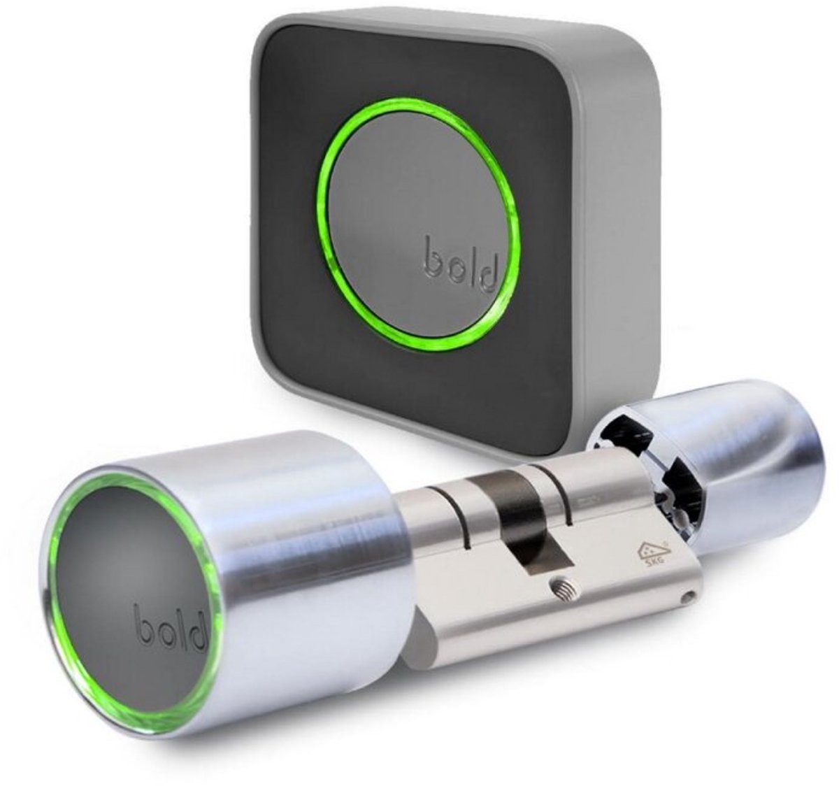 Bold Security Technology BV Bold Cylinder Bundle - Electric Door Lock - Bold Smart Lock SX-33 and Bold Connect