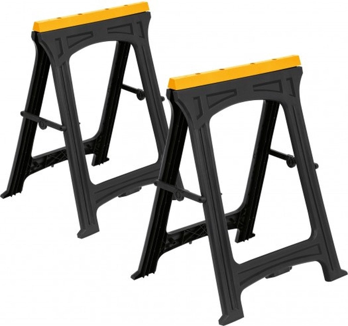 Vorel opvouwbare schragen set 2 stuks - 75kg max per schraag - 52x78cm