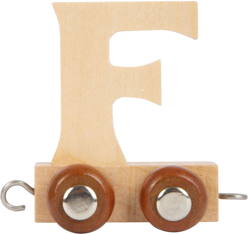 Small foot - houten lettertrein - f - 12 stuks