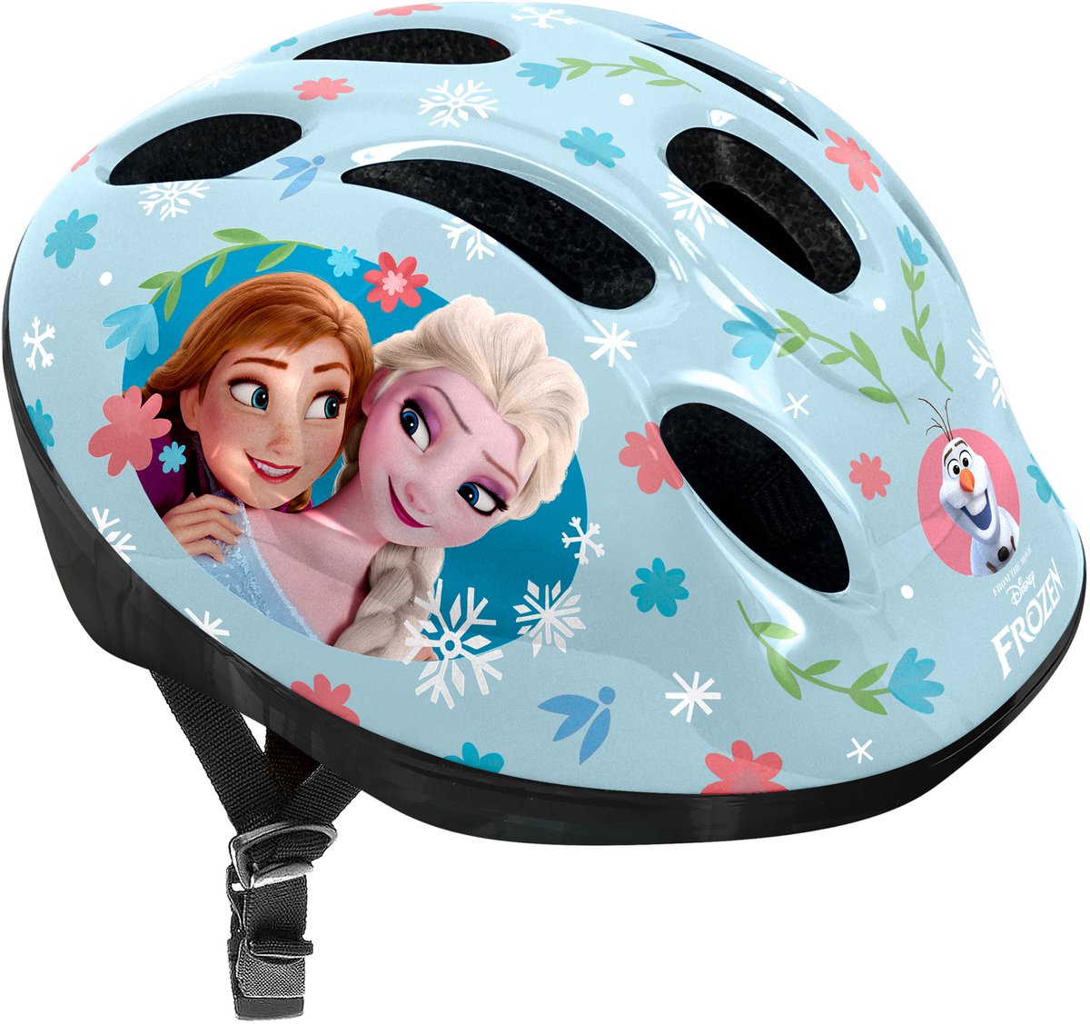 Stamp disney frozen fietshelm verstelbaar petrolblauw maat 52-56 cm (s)