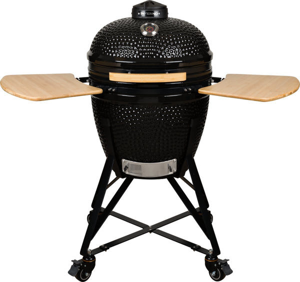 Inferno large kamado barbecue - grilloppervlakte 47cm 19inch - zwart