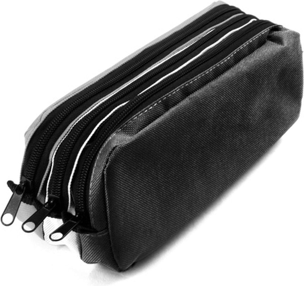 Kangaro penetui - rechthoekig - 3 vaks - 25 x 9 x 11 cm - zwart wit grijs - k-56401