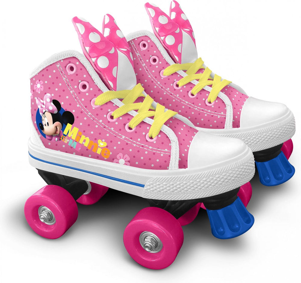 Disney minnie mouse rolschaatsen meisjes roze wit maat 30