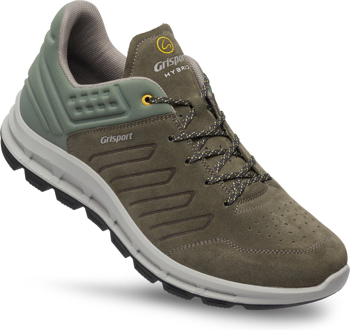 Grisport nova low men heren wandelschoenen - green