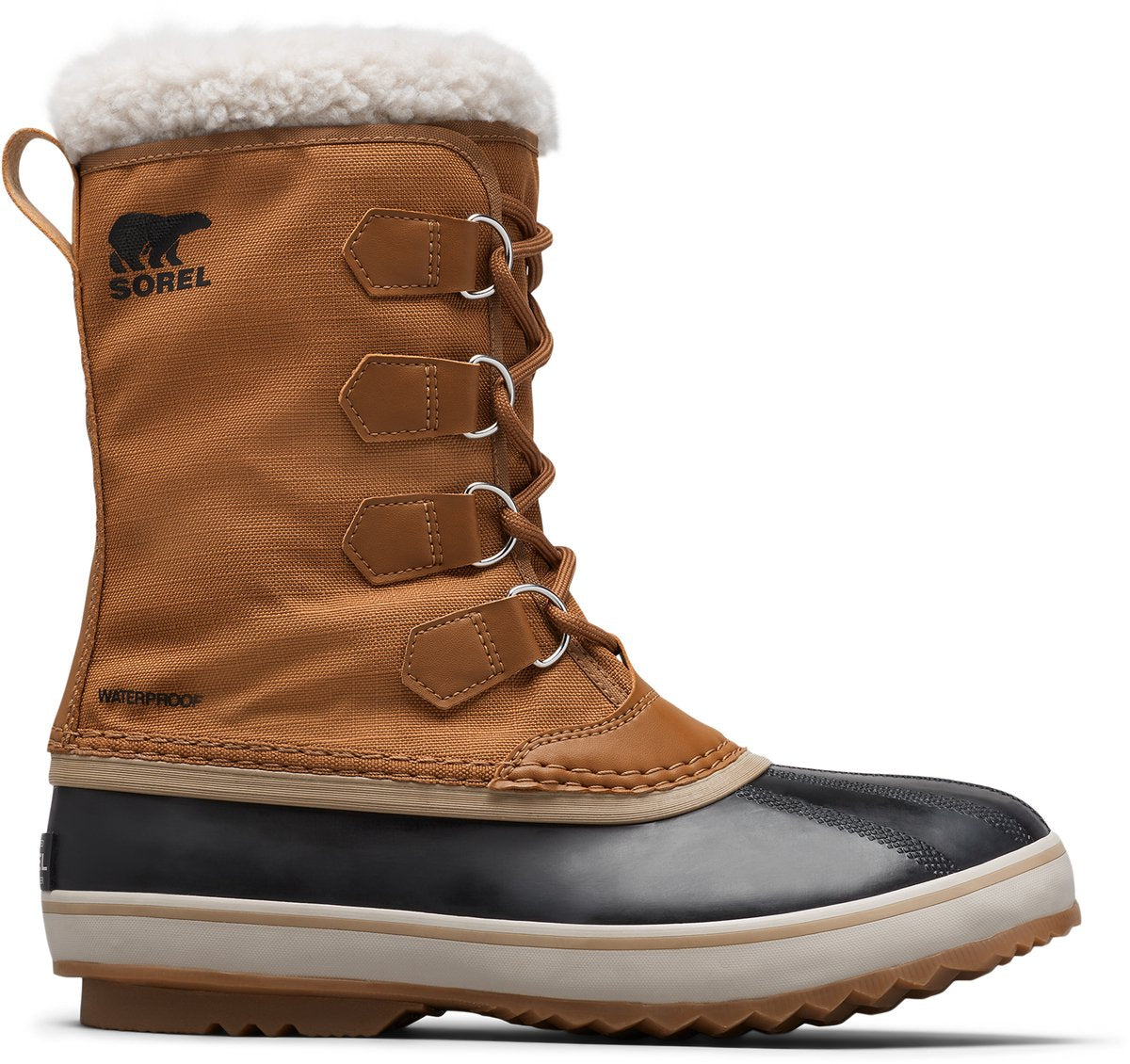 Sorel 1964 pac™ nylon wp men's snowboots - camel brown, black - maat 45