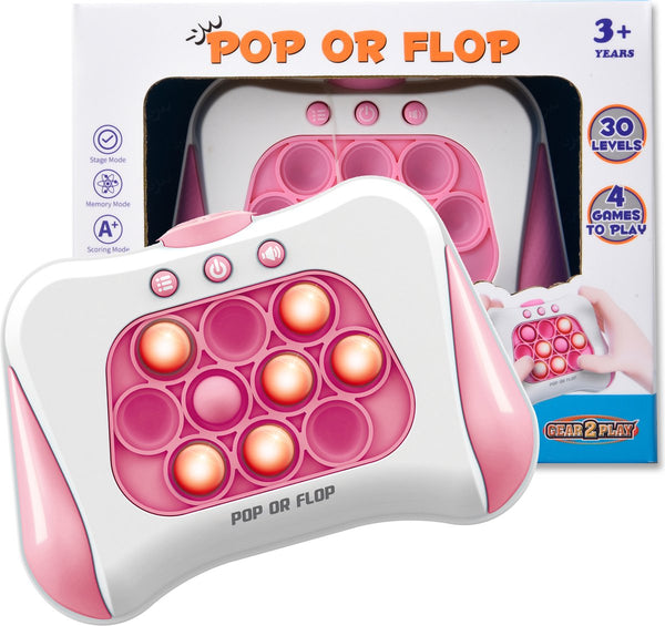 Gear2play pop or flop gameconsole roze - spel