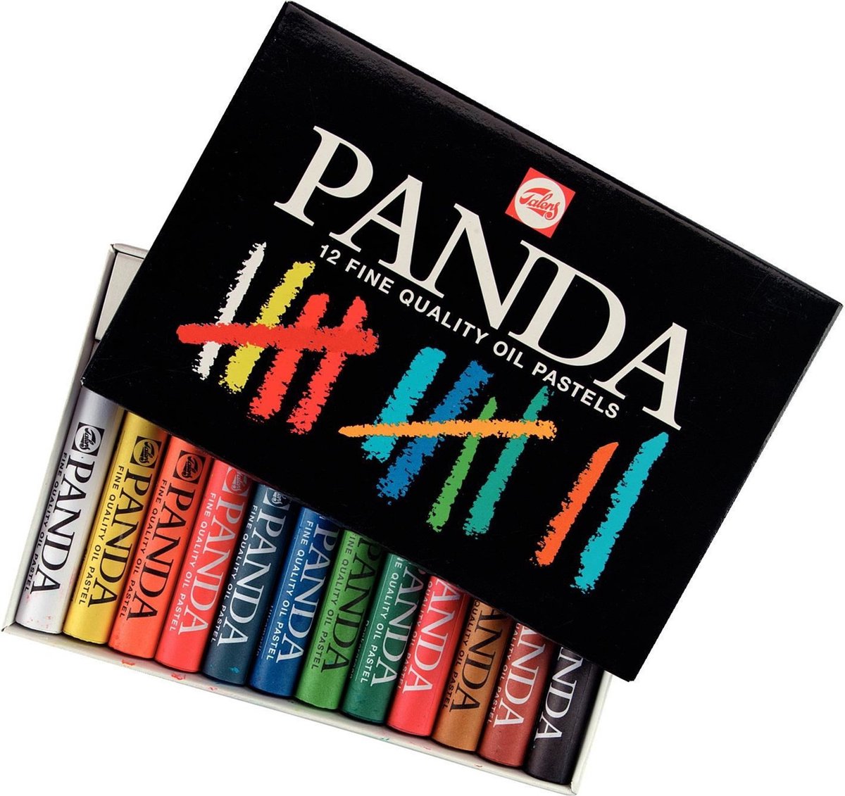 Talens panda oliepastels set | 12 kleuren